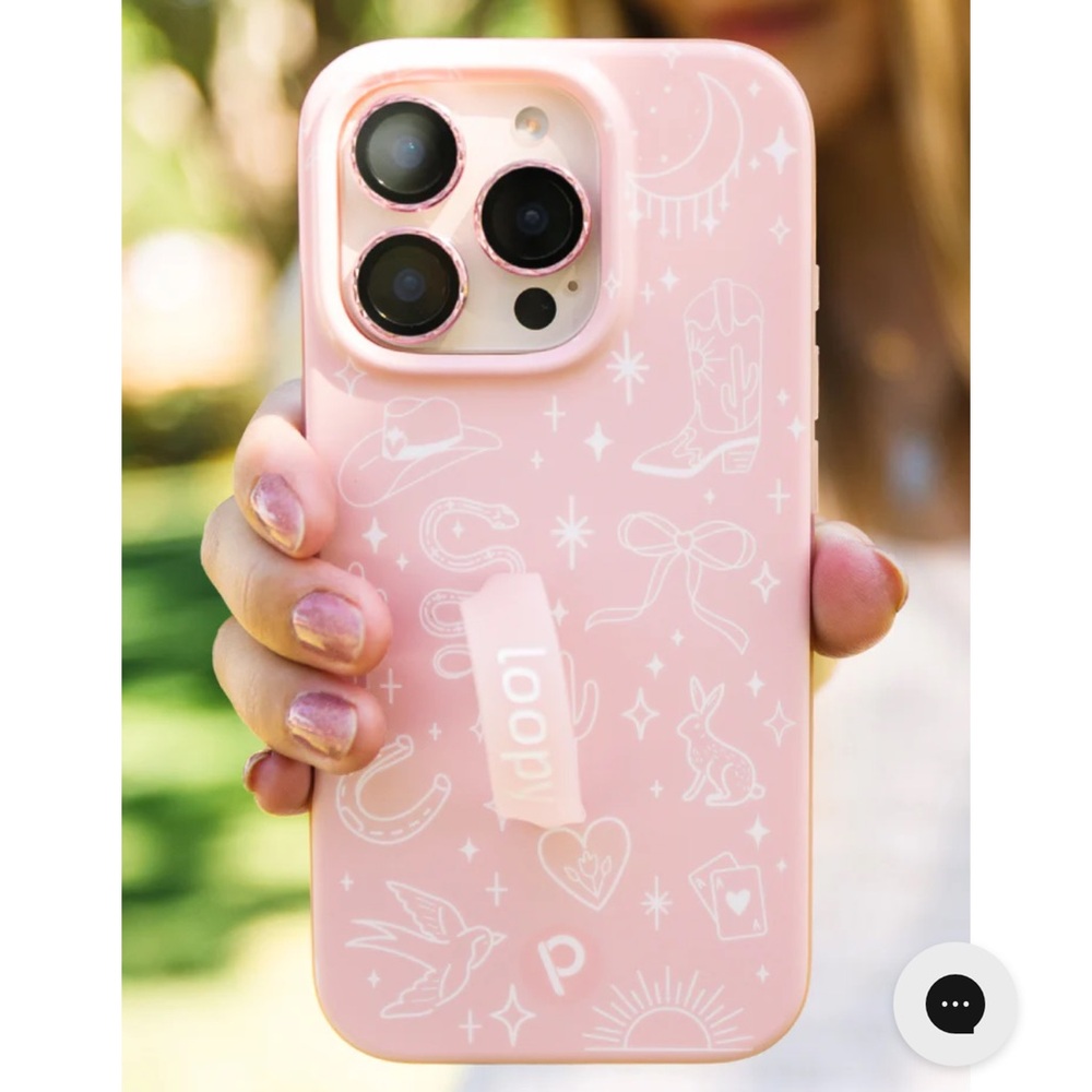 Loopy Case Pastel Pink Western Phone Case